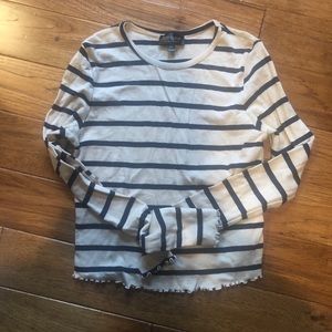 Top shop cropped long sleeve